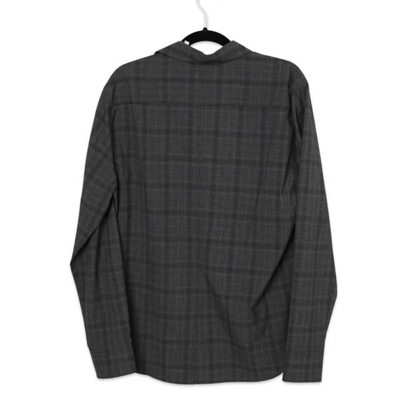 BLDWN Men's Black and Gray Plaid Button-up Shirt - New - Size Medium - Picture 2 of 2